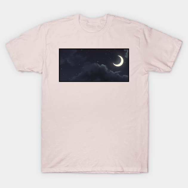 Night Sky T-Shirt by Narithian